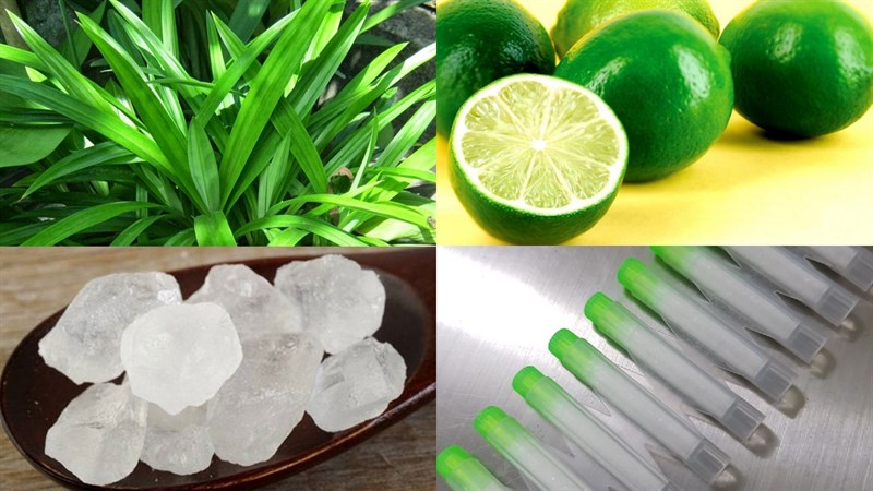 Nguyên liệu món ăn sâm lá dứa