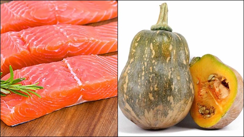 Nguyên liệu món ăn cháo cá hồi