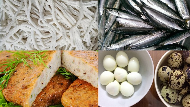 Nguyên liệu món ăn bánh canh cá nục đà nẵng