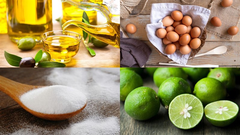 Nguyên liệu món ăn 2 cách làm sốt mayonnaise bằng máy xay sinh tố