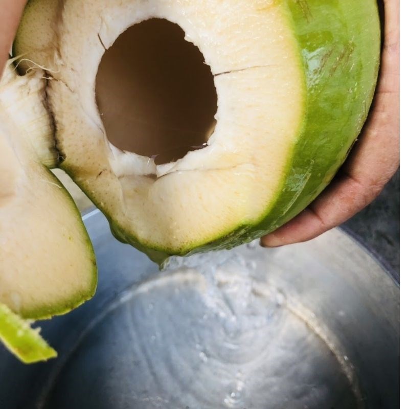 Bước 1 Sơ chế nguyên liệu Rau câu nha đam