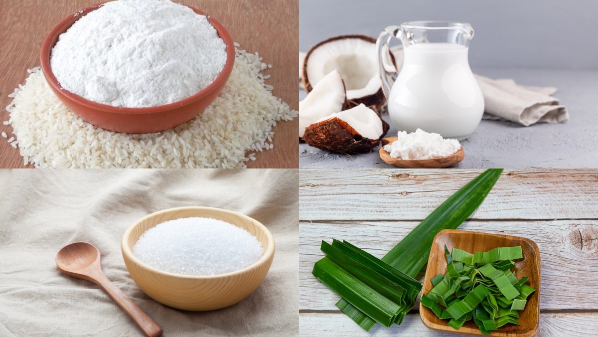 Nguyên liệu món ăn cách làm bánh hồng bình định