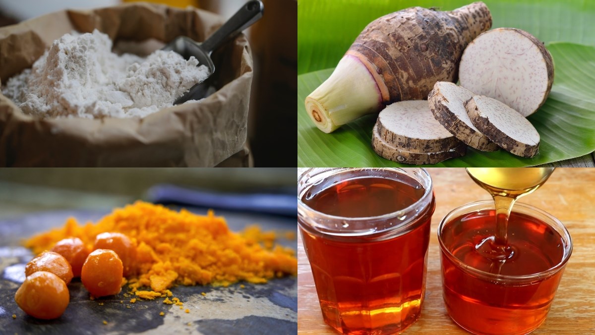 Nguyên liệu món ăn cách làm bánh trung thu mochi khoai môn trứng muối