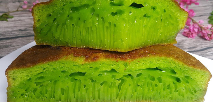 Bước 8 Thành phẩm Bánh bò lá dứa