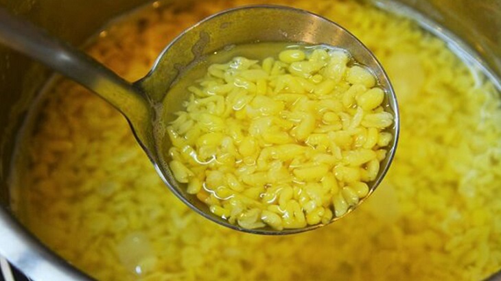 Bước 1 Nấu đậu xanh Sinh tố đậu xanh nước cốt dừa