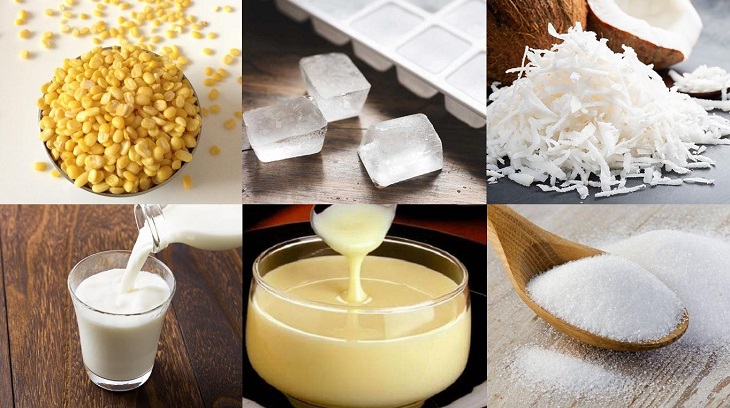 Nguyên liệu món ăn sinh tố đậu xanh