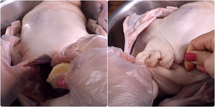 Bước 2 Ướp vịt Vịt quay chảo