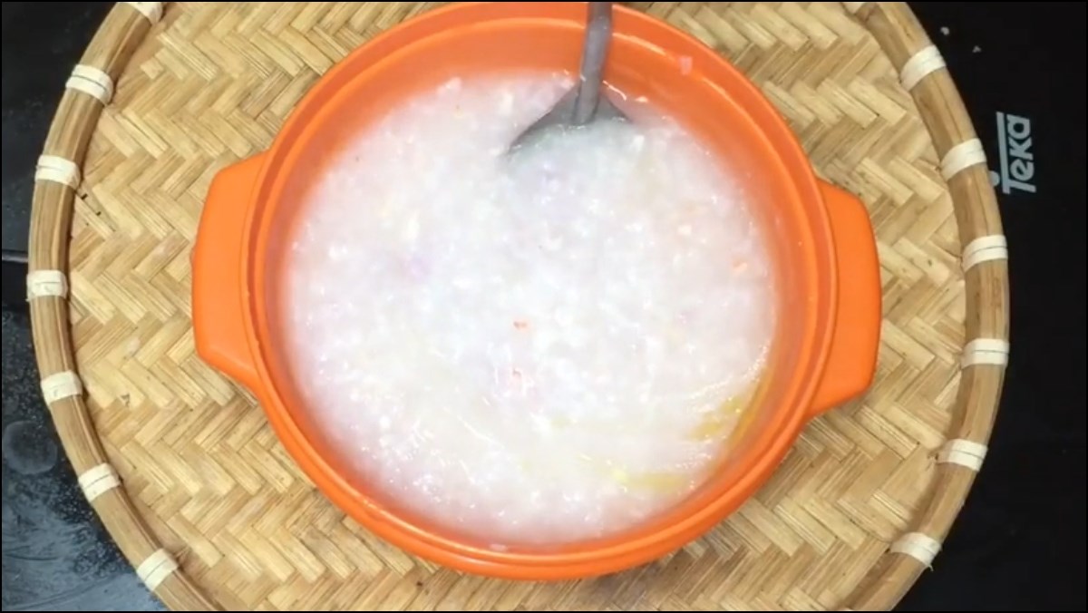 Cháo tôm khoai mỡ