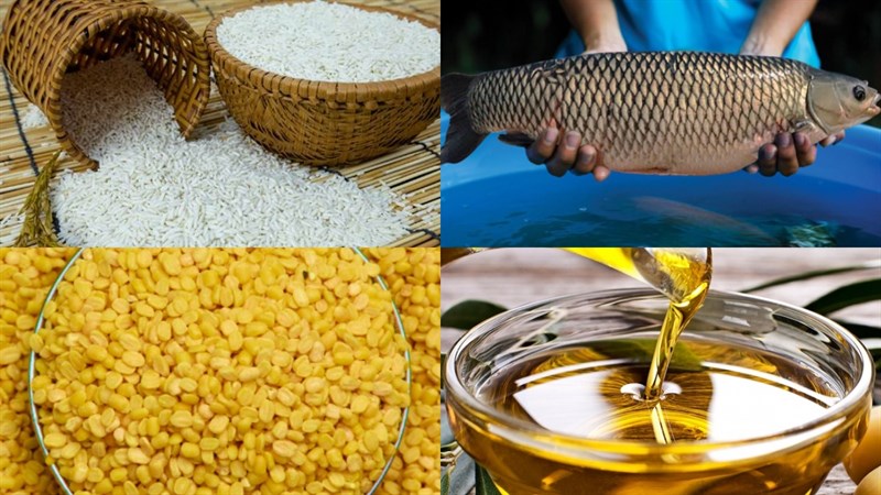 Nguyên liệu món ăn cháo cá trắm