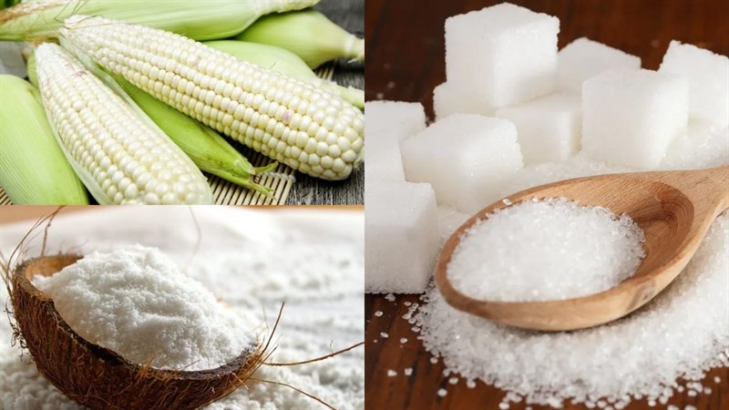 Nguyên liệu món ăn chè bắp nếp nước cốt dừa