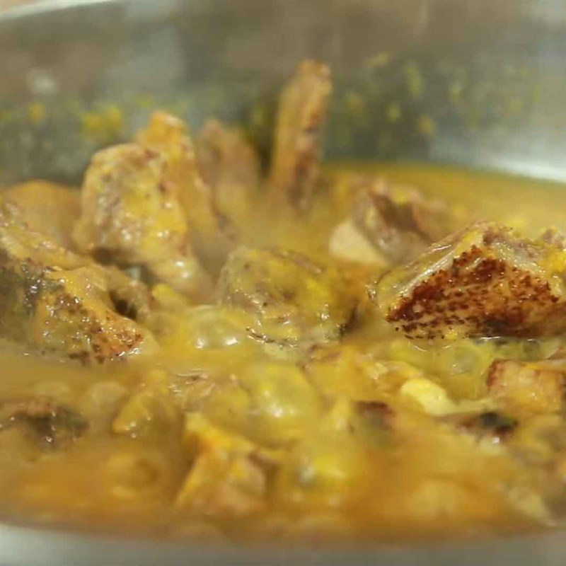 Bước 4 Hầm bồ câu với bí đỏ Bồ câu hầm bí đỏ