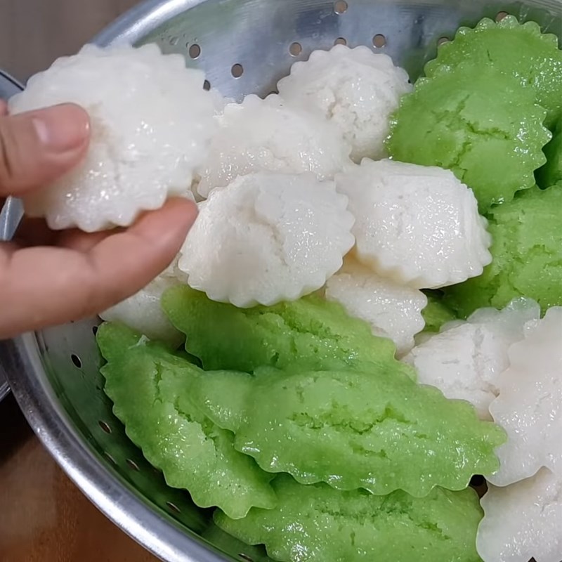 Bước 4 Hấp bánh Bánh bò hấp từ cơm rượu