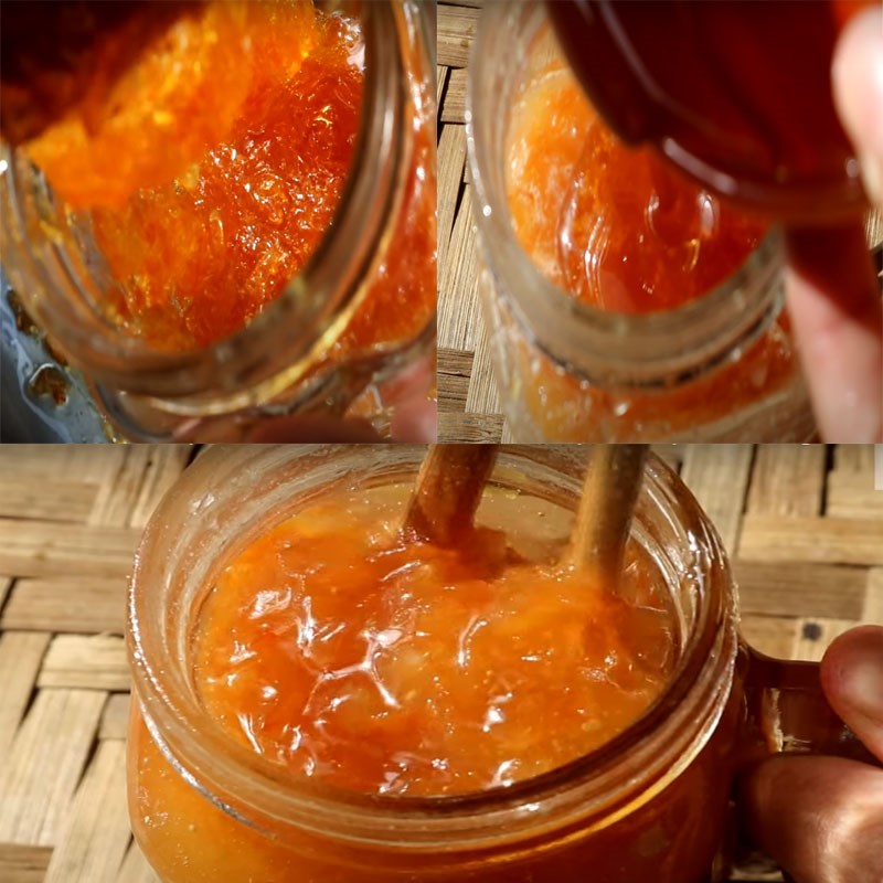 Bước 3 Hoàn thành Bưởi nấu đường phèn mật ong