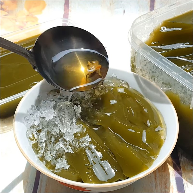 Bước 5 Hoàn thành Thạch găng bằng bột lá găng