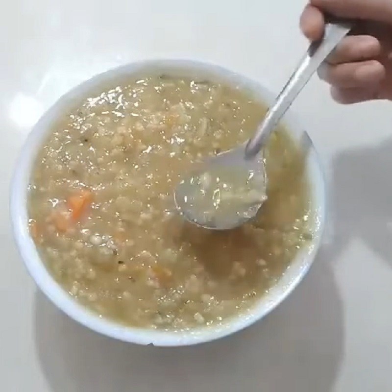 Bước 4 Thành phẩm Cháo khoai lang đậu xanh