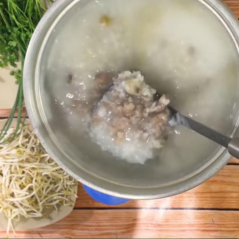 Bước 5 Hoàn thành Cháo hàu thịt băm