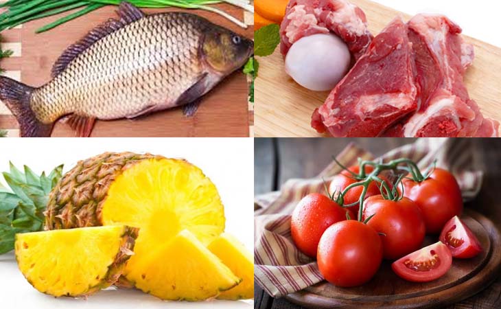 Nguyên liệu món ăn lẩu cá chép