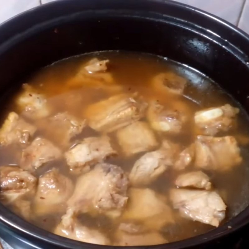 Bước 5 Kho sườn Sườn kho măng