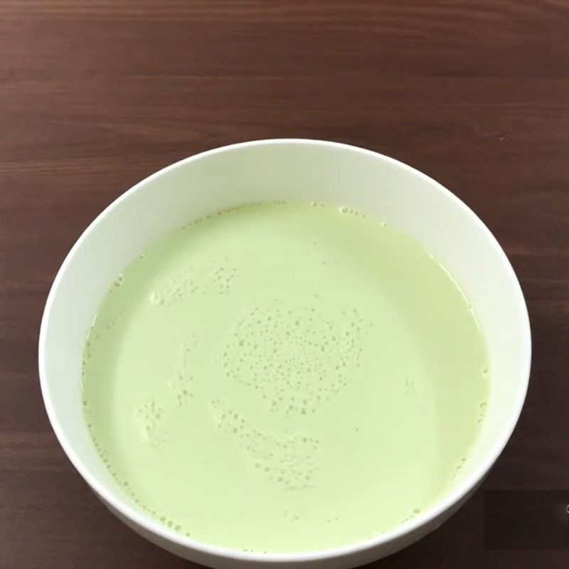Bước 2 Làm hỗn hợp sữa chua Sữa chua matcha