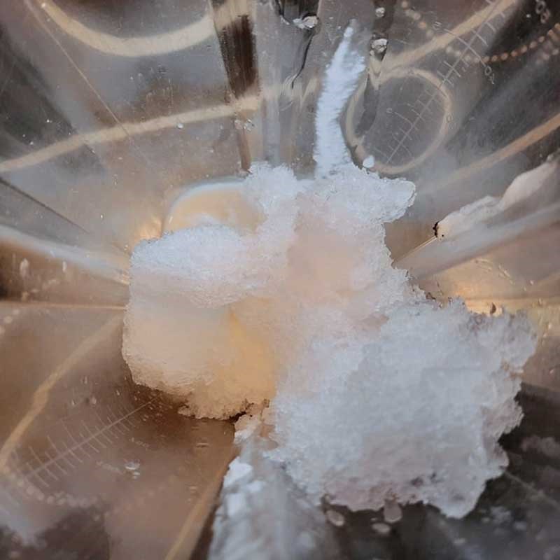 Bước 2 Làm hỗn hợp sữa lắc vani Sữa lắc vani