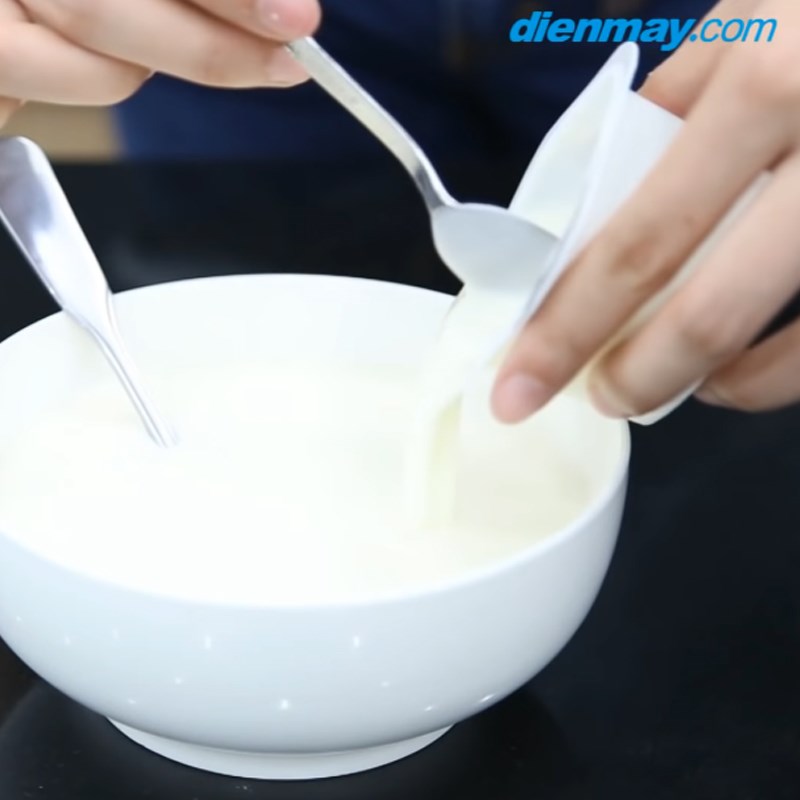 Bước 3 Làm sữa chua Sữa chua bằng lò vi sóng