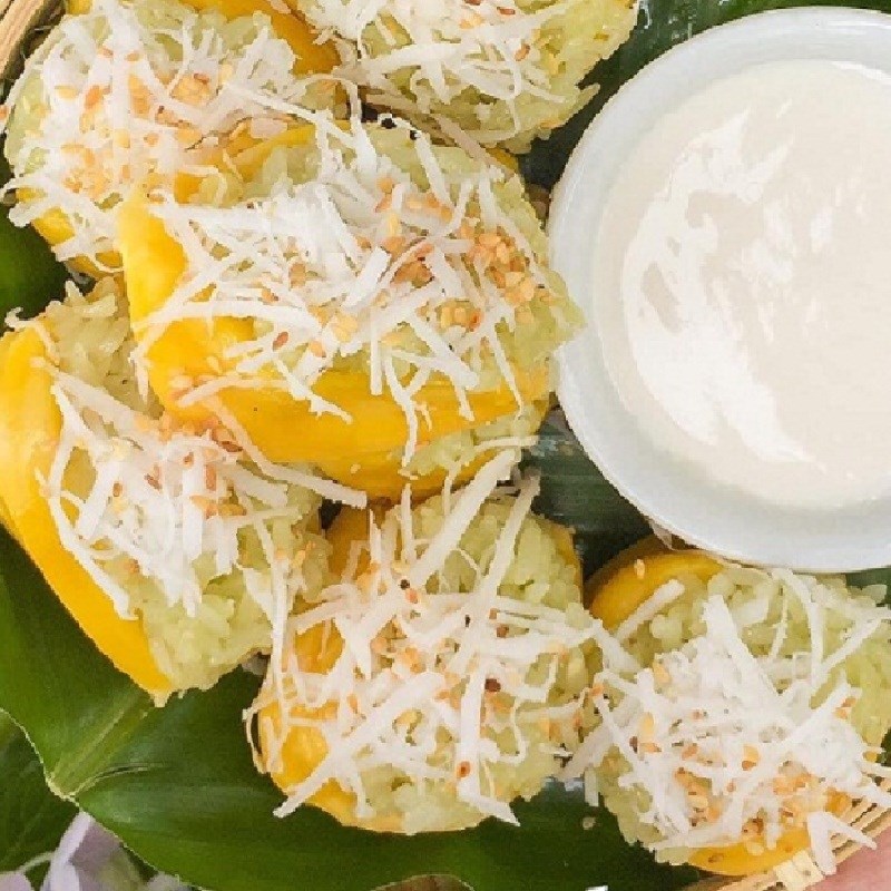 Bước 3 Làm xôi mít Xôi mít bằng nồi cơm điện