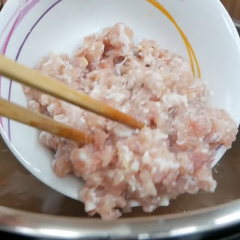 Bước 4 Nấu cháo Cháo sườn bằng nồi áp suất