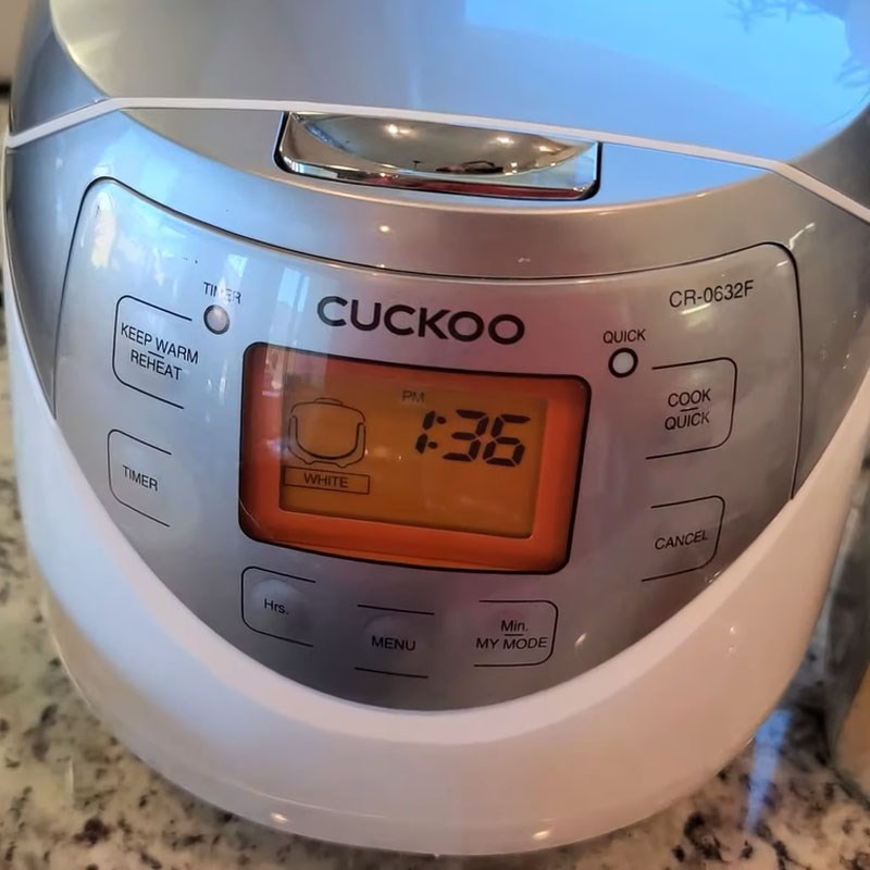 Bước 2 Nấu cháo gà Cháo gà nấu bằng nồi cơm điện Cuckoo