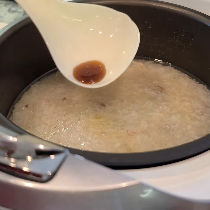 Bước 2 Nấu cháo sườn Cháo sườn nấu bằng nồi cơm điện Cuckoo