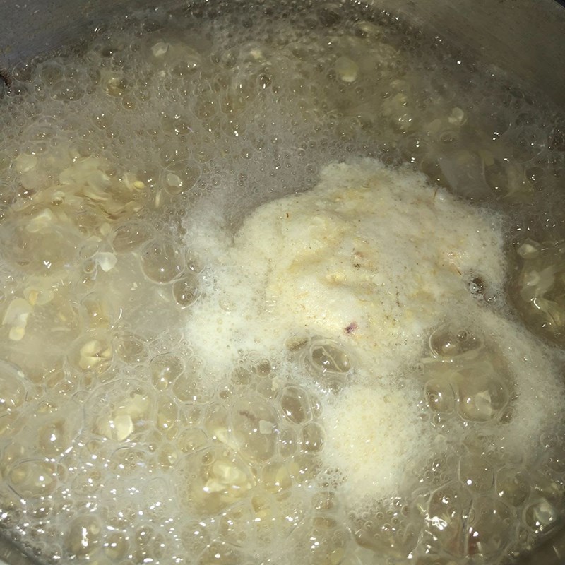 Bước 2 Nấu chè bắp Chè bắp nếp nước cốt dừa