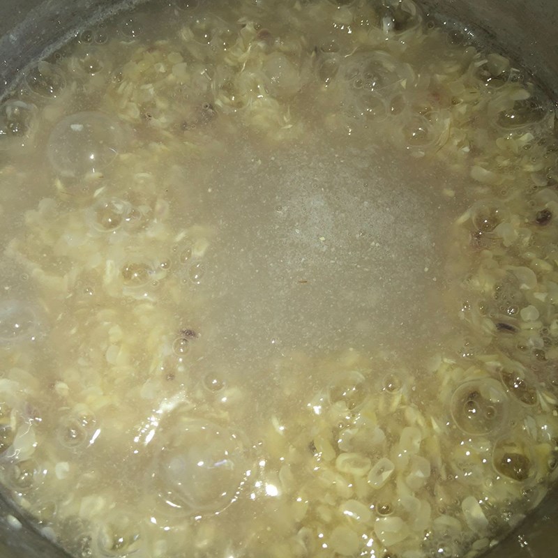 Bước 2 Nấu chè bắp Chè bắp nếp nước cốt dừa
