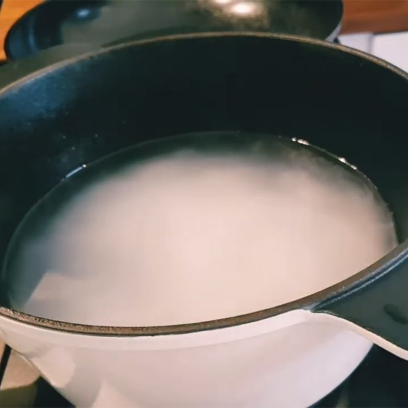 Bước 5 Nấu chè khoai môn cùng đậu xanh Chè khoai môn đậu xanh