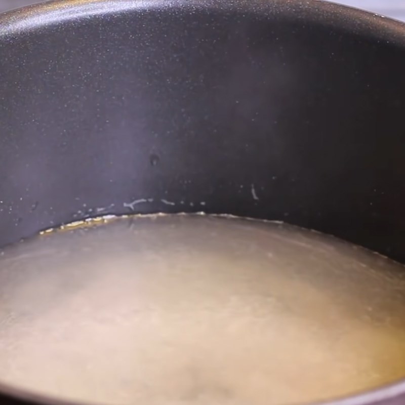 Bước 3 Nấu chè khoai môn với nếp Chè khoai môn nước cốt dừa