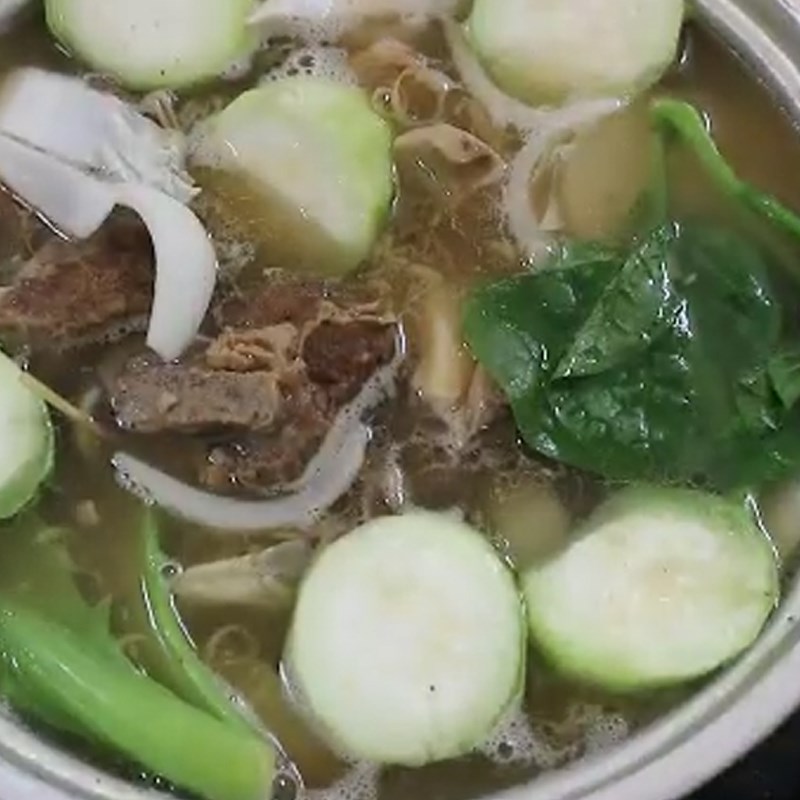 Bước 4 Nấu lẩu thịt trâu hầm sả Lẩu trâu hầm sả