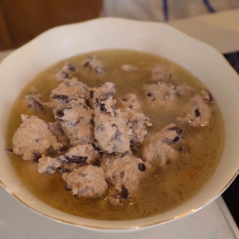 Bước 5 Nấu nước dùng Bún ngan măng khô