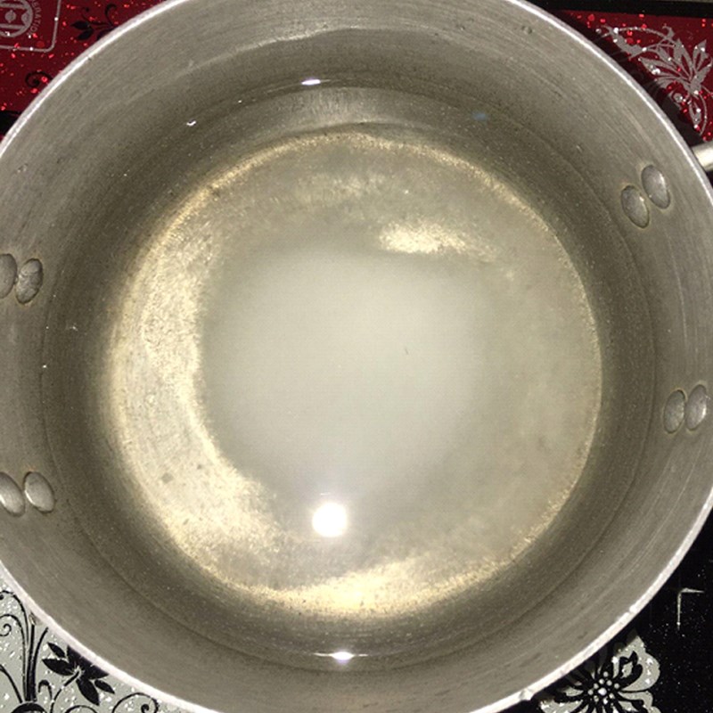 Bước 1 Nấu rau câu Rau câu nhân phô mai (công thức được chia sẻ từ người dùng)