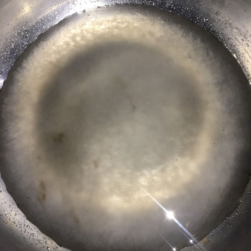 Bước 1 Nấu rau câu trắng Rau câu phô mai