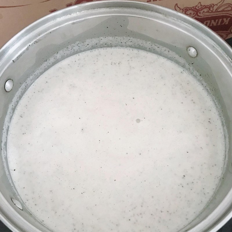 Bước 3 Nấu sữa mè Sữa mè đen (công thức được chia sẻ từ người dùng)