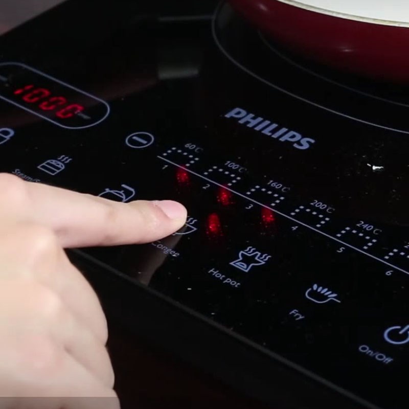 Bước 1 Nấu thạch Thạch rau câu phô mai cà phê