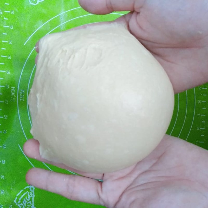 Bước 2 Nhồi bột và ủ bột lần 1 Bánh mì mứt trái cây sấy khô