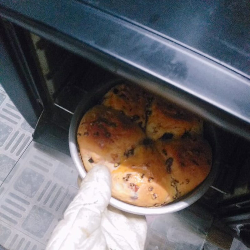 Bước 4 Nướng bánh Bánh mì mứt trái cây sấy khô