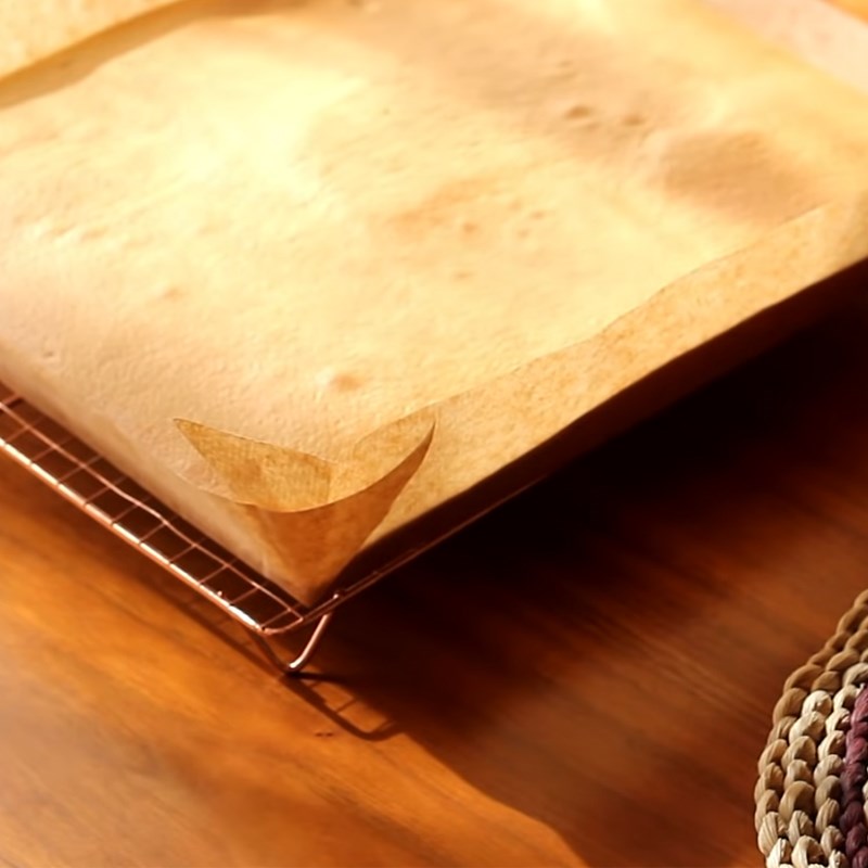 Bước 5 Nướng bánh Bánh chiffon cuộn kem