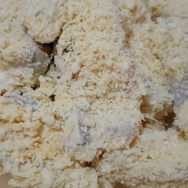 Bước 2 Pha bột Cá trắm chiên xù