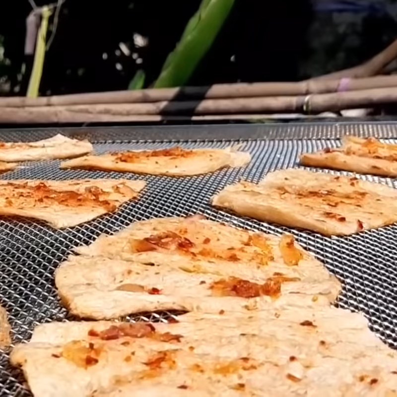 Bước 4 Phơi nắng Khô cá đuối chay