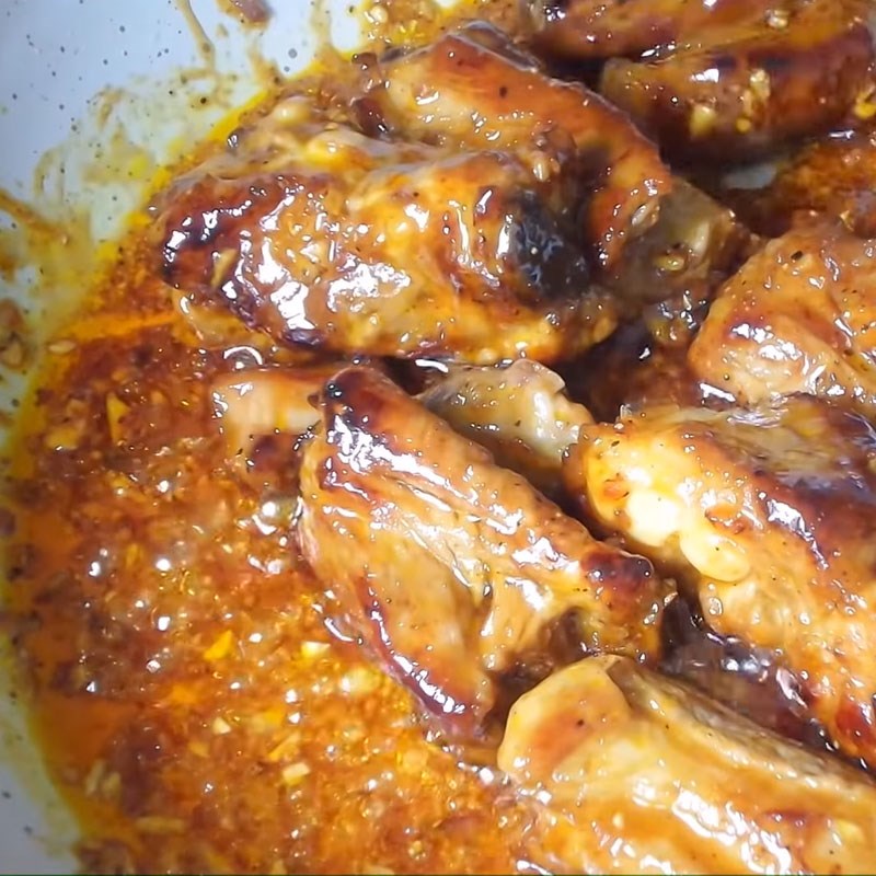 Bước 4 Rim sườn Sườn rim mật ong