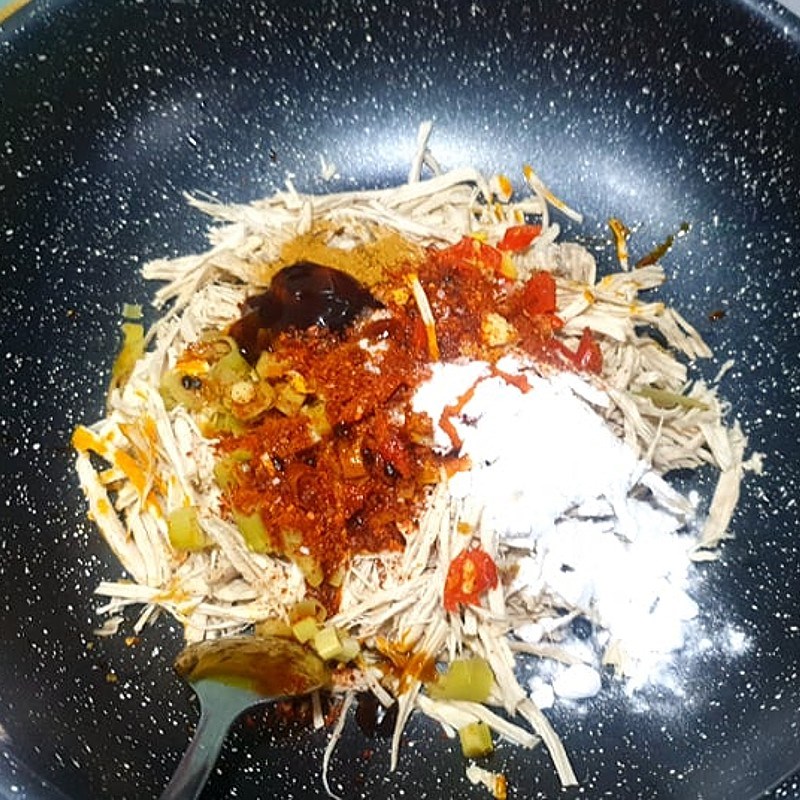 Bước 3 Rim và sấy khô heo Khô heo tẩm vị xé sợi