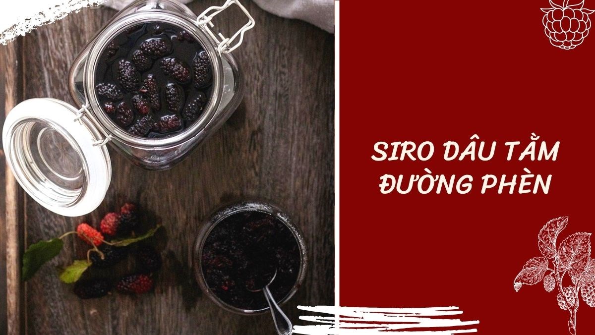 Siro dâu tằm đường phèn