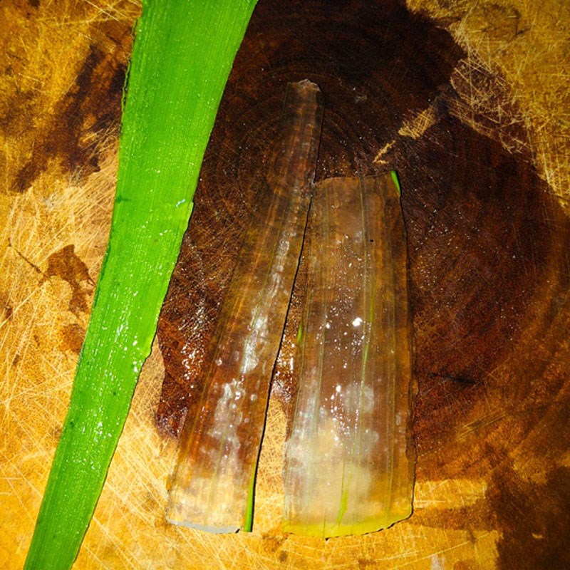 Bước 1 Sơ chế các nguyên liệu Sinh tố nha đam chuối