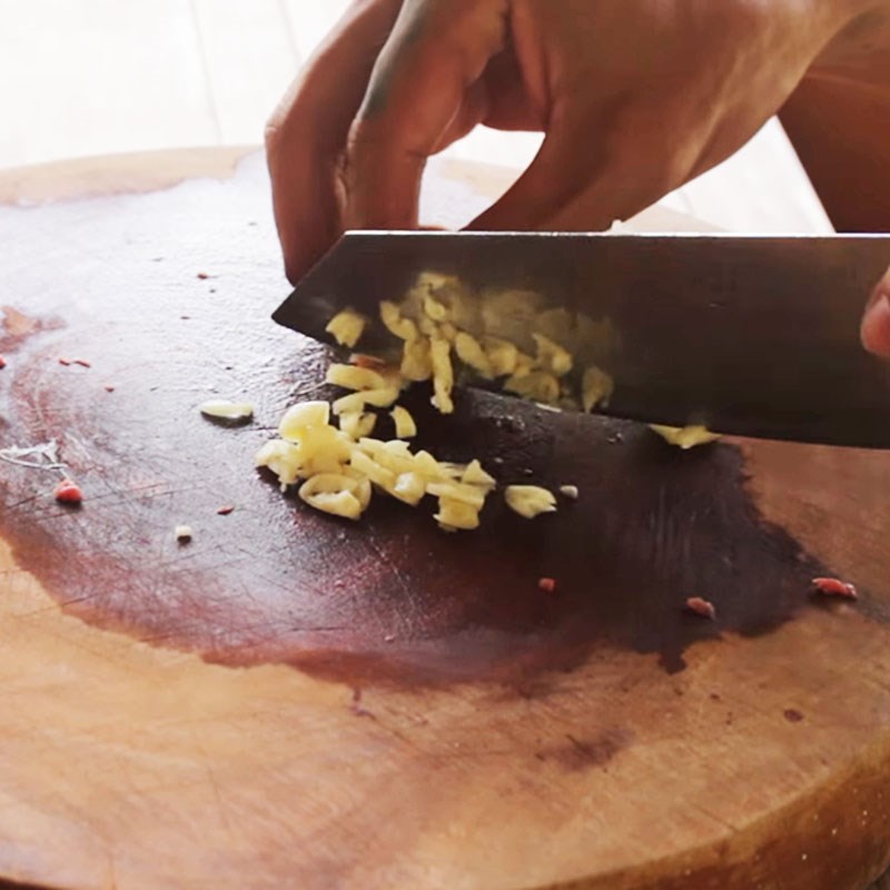 Bước 1 Sơ chế các nguyên liệu ướp Thịt trâu hấp sả