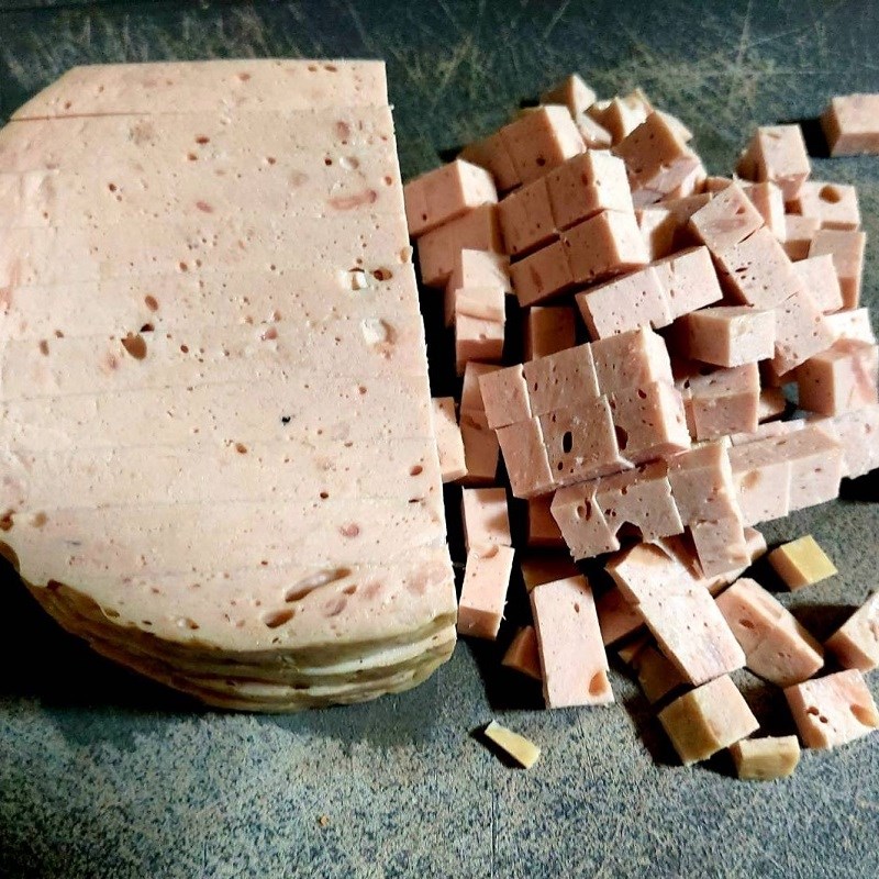 Bước 1 Sơ chế nguyên liệu chín Salad Nga